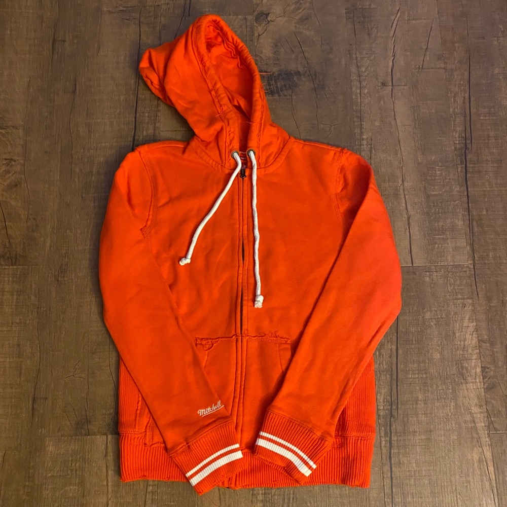 Mitchell & Ness Women's Full Zip Fleece Hoody